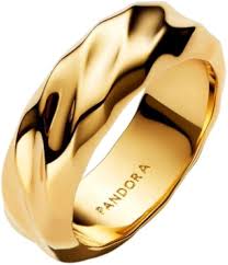 Pandora Rippled Wide Ring