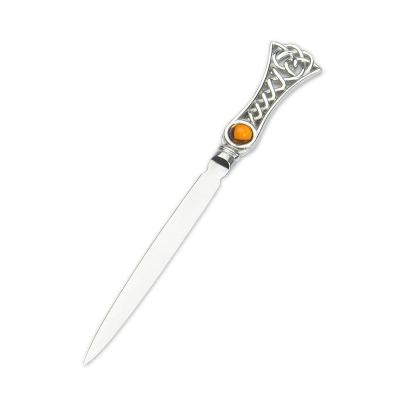 Pewter Topaz Letter Opener