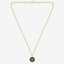 Boss North Gold Finish Medallion Pendant Necklace