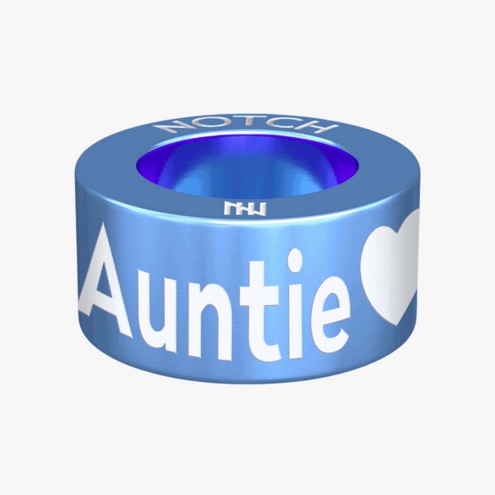 Light Blue Auntie Heart NOTCH