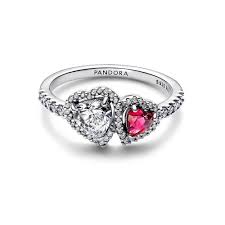 Pandora Halo Hearts Ring