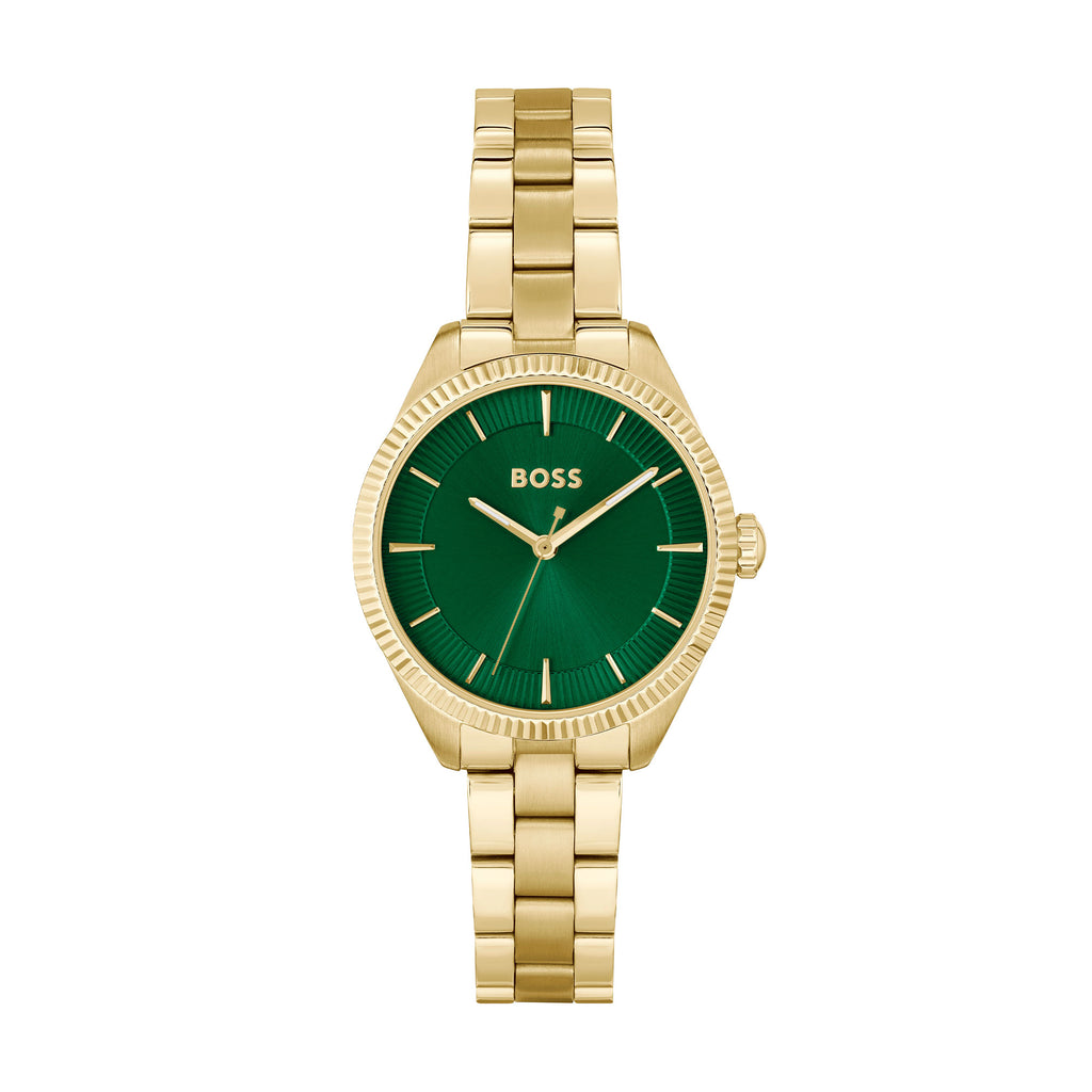 Ladies Boss Green Dial Watch