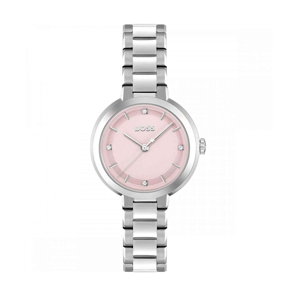 Ladies Boss Pink Dial Watch