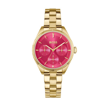 Ladies Boss Pink Dial Watch