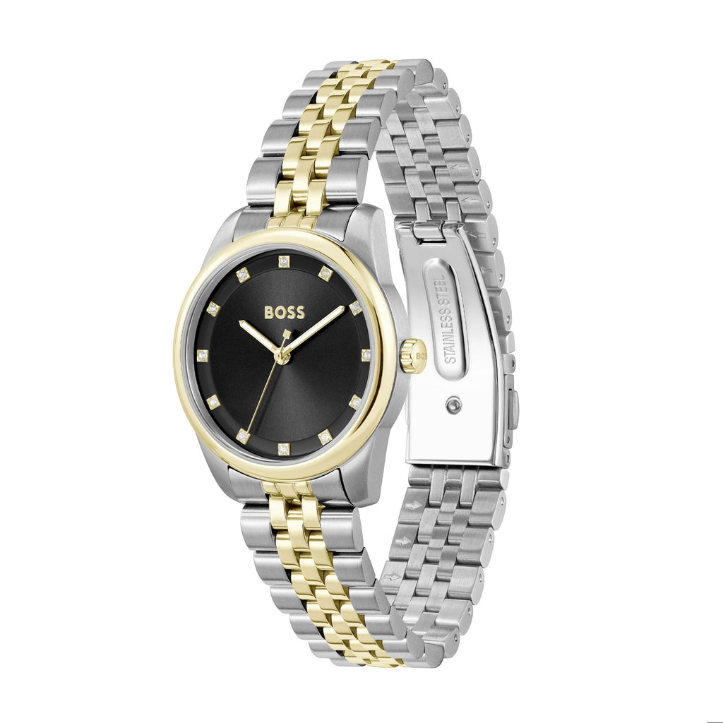 BOSS Two Tone Stainless Steel Ladies Watch