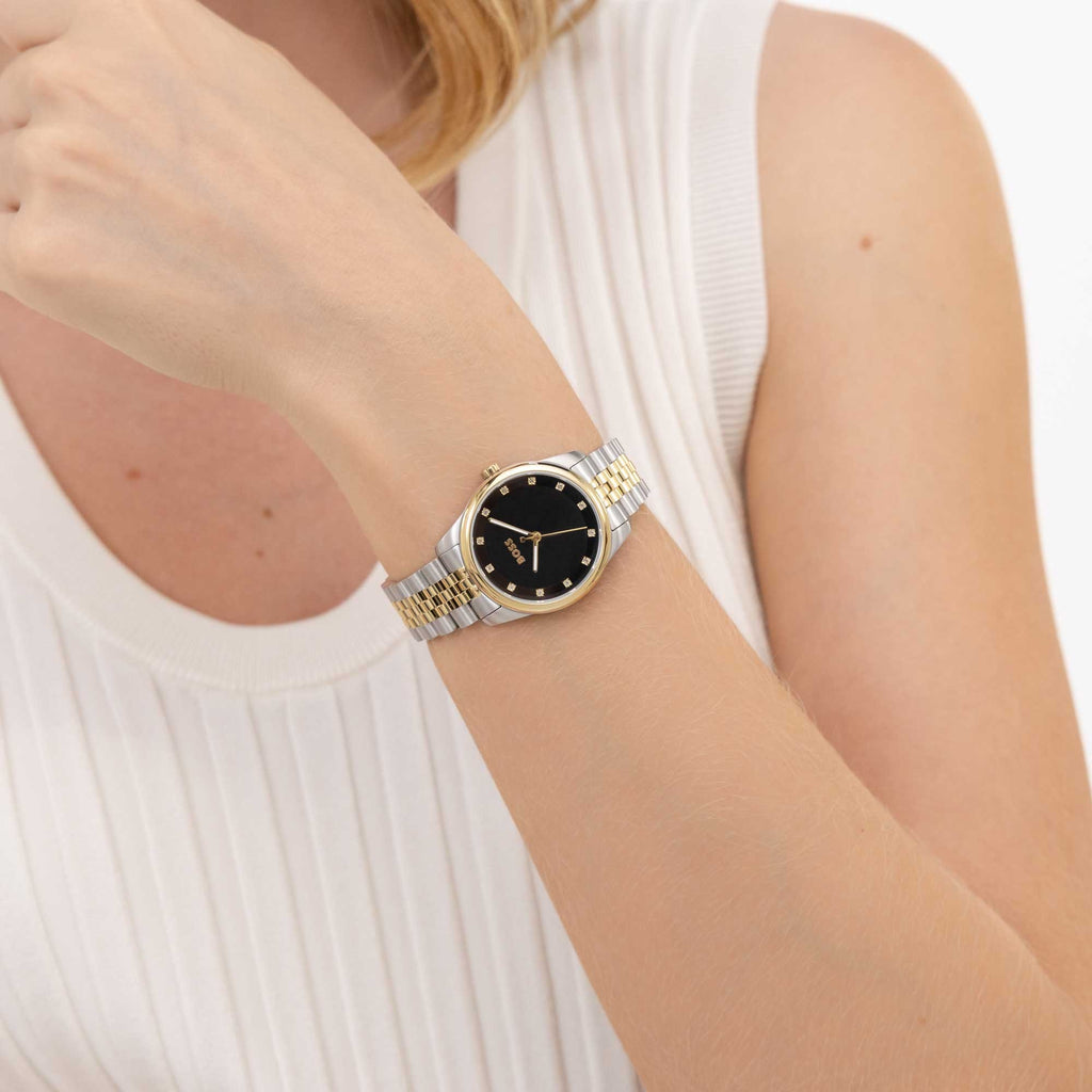 BOSS Two Tone Stainless Steel Ladies Watch