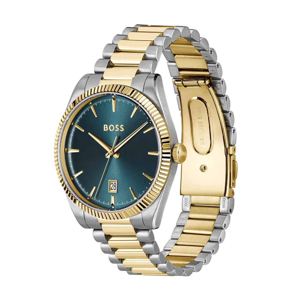 BOSS Mens Cheswick Two Colour Bracelet Watch