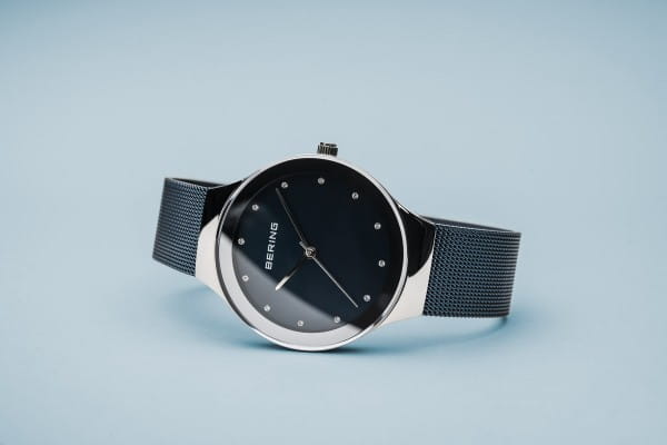 Bering Blue Mesh Watch