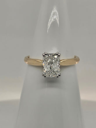 9ct Yellow Gold Laboratory Grown 1.50ct Diamond Ring