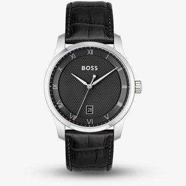 Boss Gents Leather Strap Watch