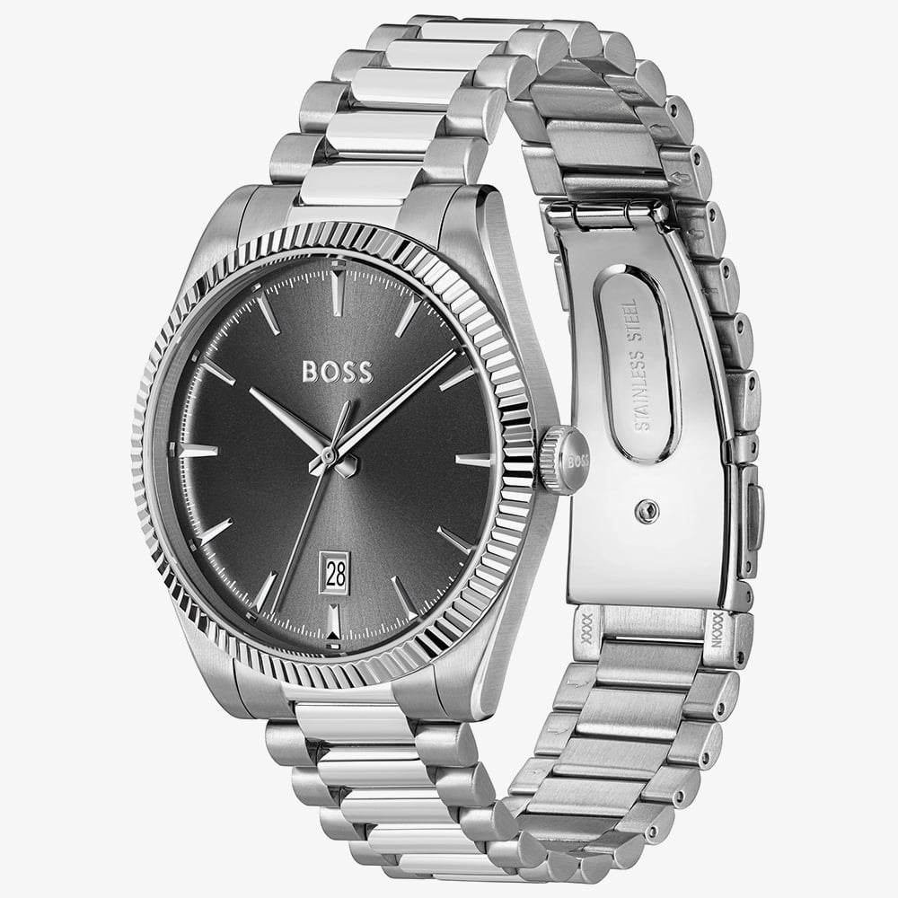 BOSS Mens Cheswick Grey Bracelet Watch