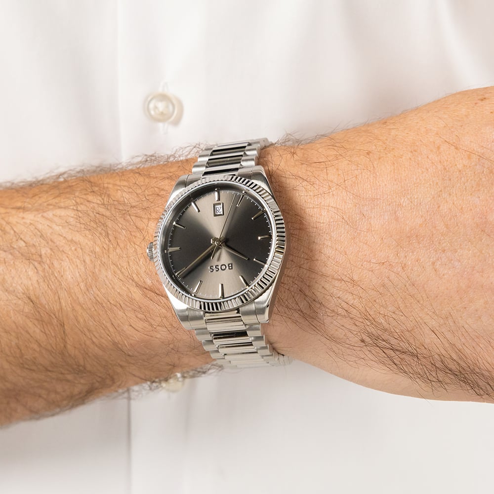 BOSS Mens Cheswick Grey Bracelet Watch
