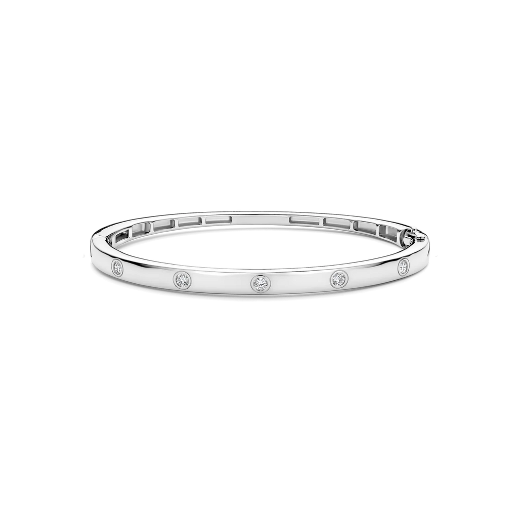 Ti-Sento Classic Zirconia Bangle