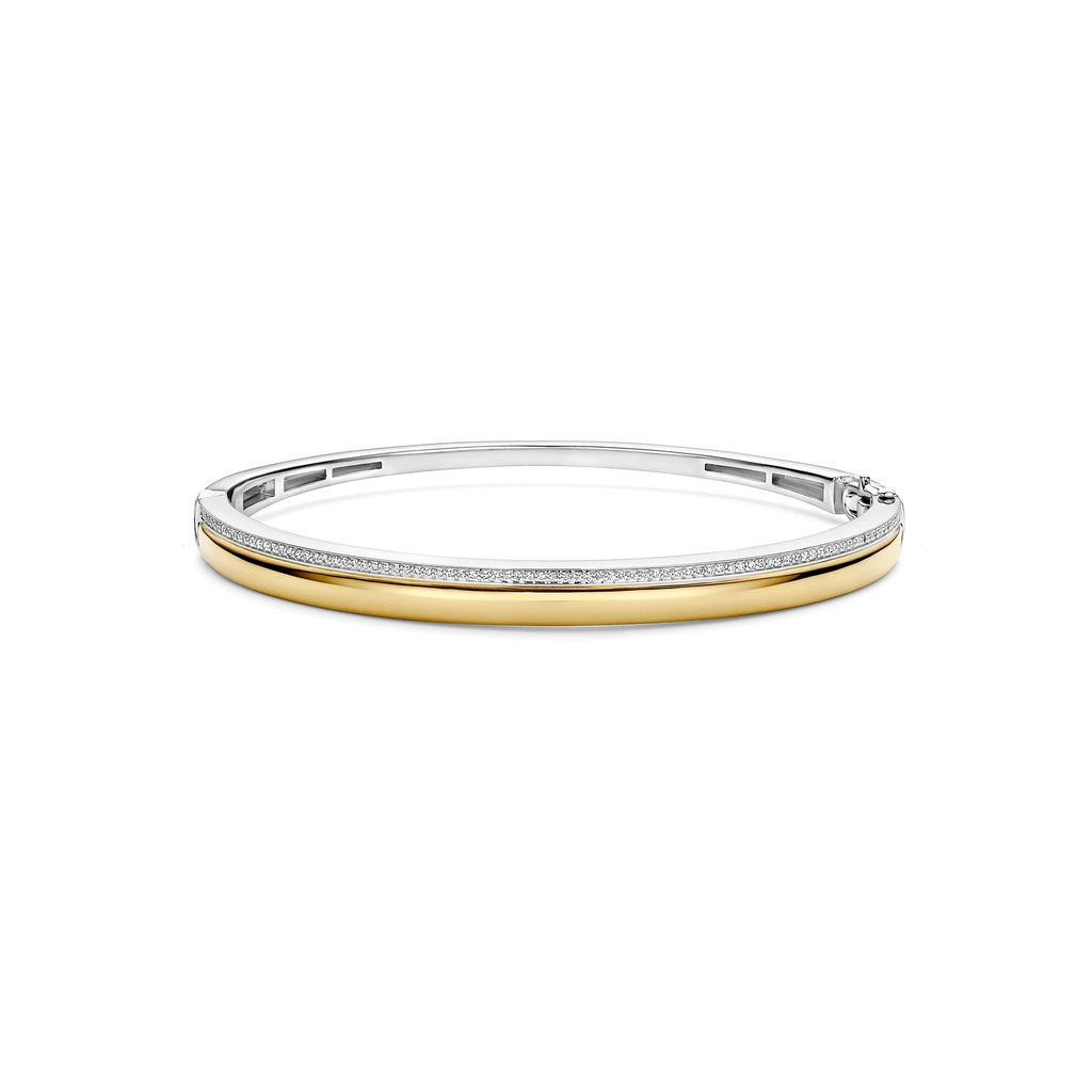Ti-Sento Bold Zirconia Bangle