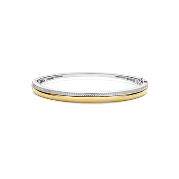 Ti-Sento Bold Zirconia Bangle
