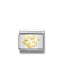 Nomination Gold Paw Print Composable Link