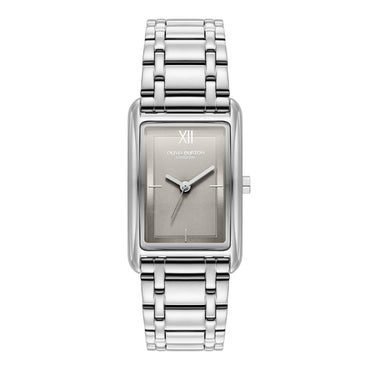 Olivia Burton Dove Grey Rectangle Watch