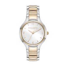 BOSS Classic 34mm Lea White & Two Tone Bracelet Watch