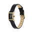 Olivia Burton 16mm Mini Grove Gold & Black Croc Leather Strap Watch