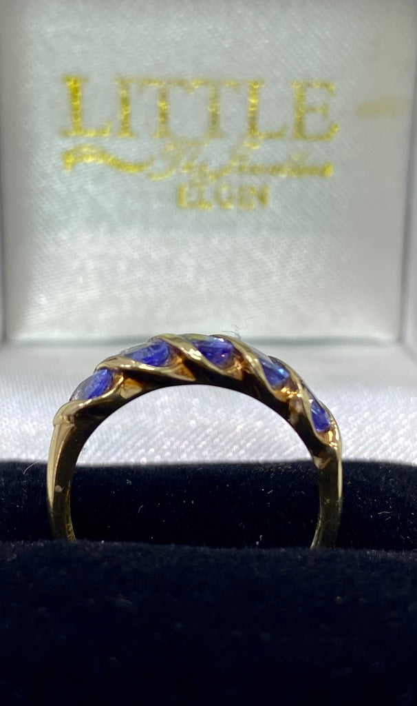 Pre-Loved 9ct Tanzanite 5 Stone Ring