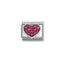 Nomination Red CZ Heart Composable Link