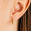 Gisser Beaded Hoop Earrings