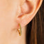 Gisser Beaded Hoop Earrings
