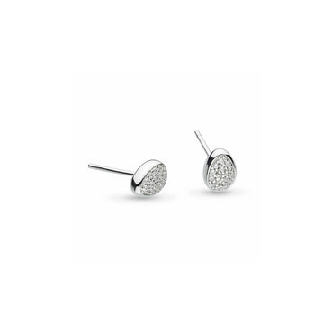 Kit Heath Coast Pebble Glisten CZ Earrings