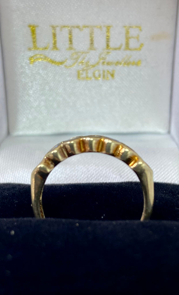 Vintage 9ct Tanzanite 7 Stone Ring