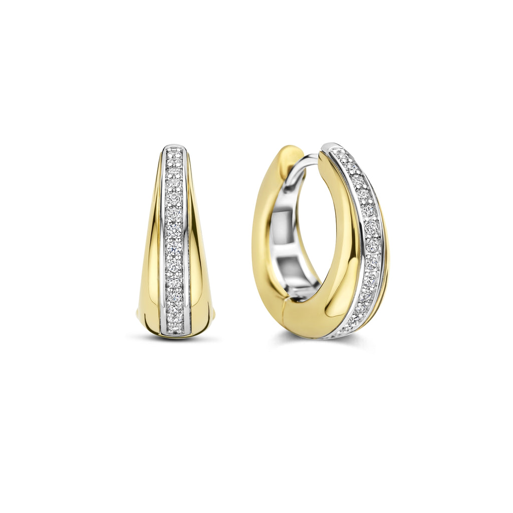 Ti-Sento Layered Hoop Earrings