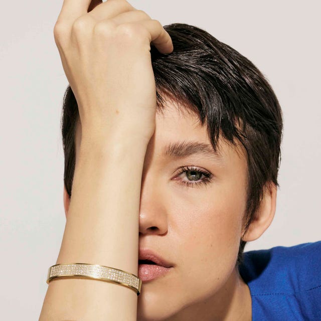 Nomination Gold Satin Finish Bangle