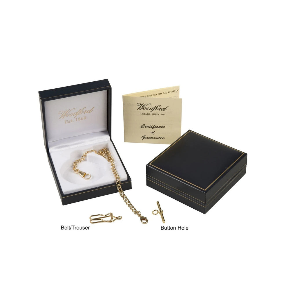 Woodford Quartz Gold Plated Pocket Watch