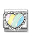 Nomination Rainbow Beaded Heart Composable Link
