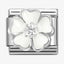 Nomination White Flower CZ Composable Link