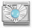 Nomination Turquoise Silver Heart Composable Link