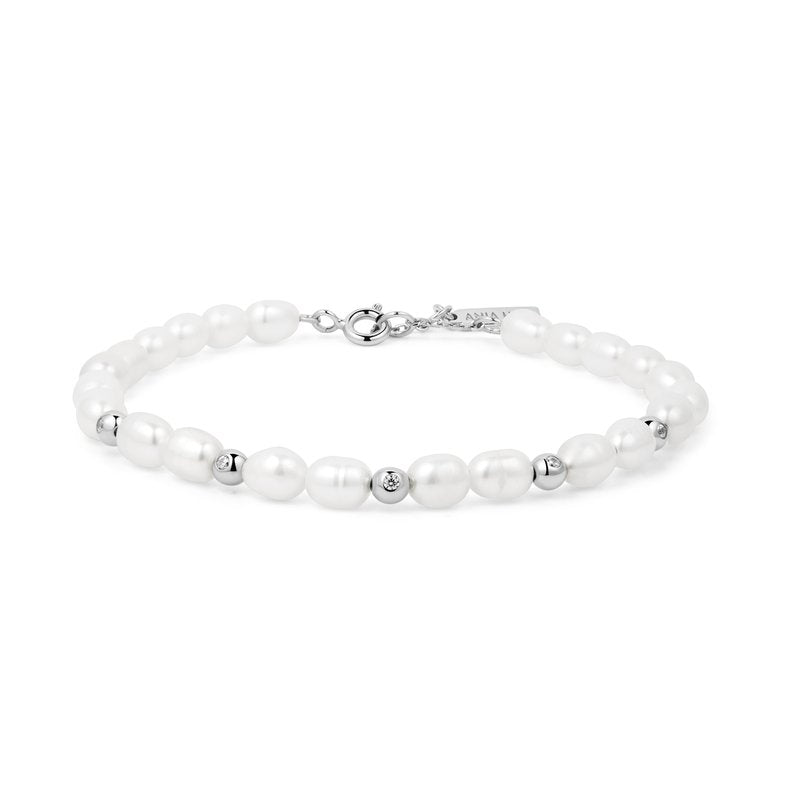 Ania Haie Silver Pearl Bracelet