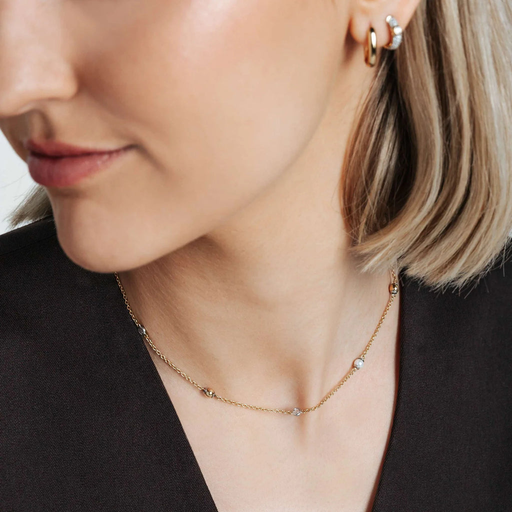 Ti-Sento 18ct Gold Plated Necklet