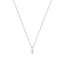 Ti-Sento Zirconia Bar Necklace