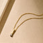 Ti-Sento Zirconia Bar Necklace