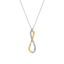 Ti-Sento Organic Open Zirconia Necklace