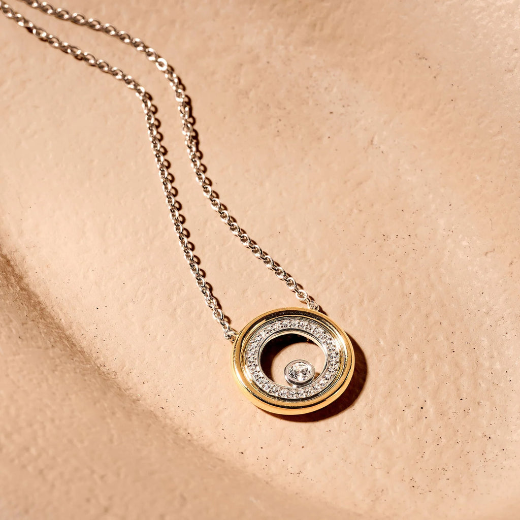 Ti-Sento Double Circle Necklet
