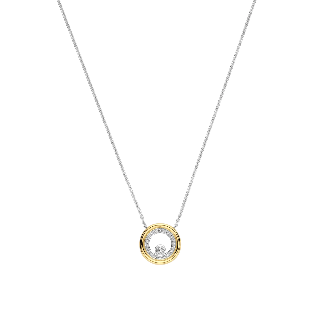 Ti-Sento Double Circle Necklet
