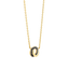 Ti-Sento Gold Plated Double Circle Necklet