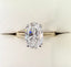 9ct Oval 3ct Lab Diamond Ring