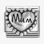 Nomination Mum Vintage Heart Composable Link
