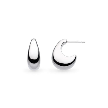 Kit Heath Coast Pebble Smooth Grande Hoops