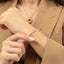 BOSS Gold Tone Hinged Bangle