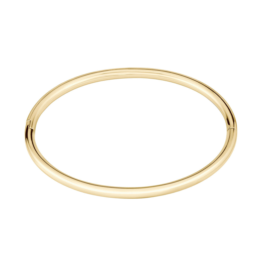 BOSS Gold Tone Hinged Bangle