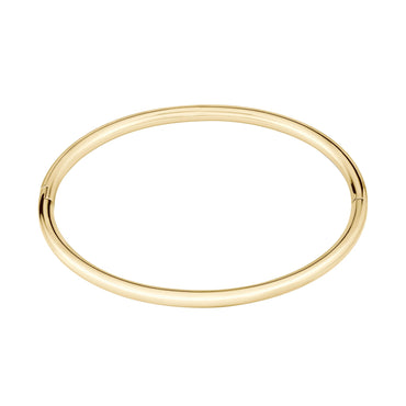 BOSS Gold Tone Hinged Bangle