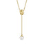 Boss Mirelle Gold Tone Pearl Drop Necklace